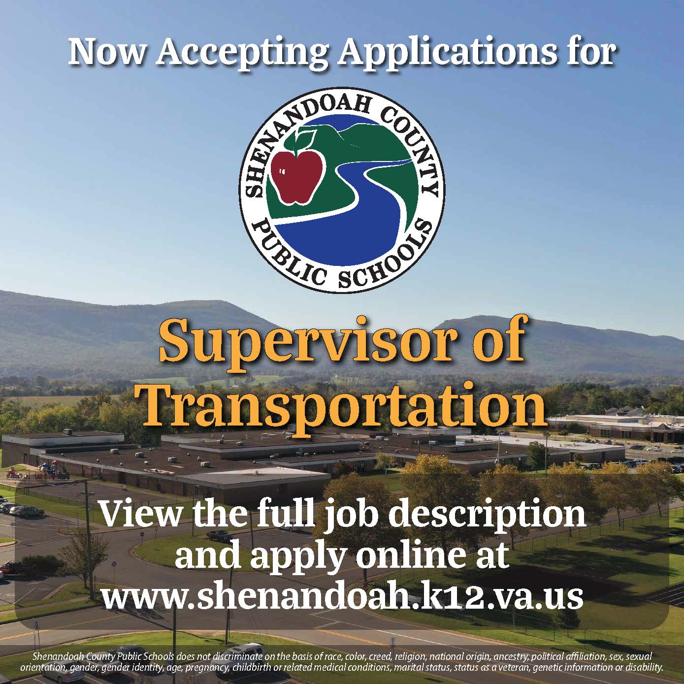 SCPS Accepting Applications for Supervisor of Transportation